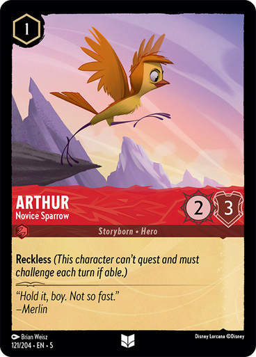 Arthur - Novice Sparrow (LOR_SHS)