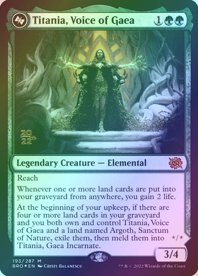 Titania, Voice of Gaea (PBRO) (193s) / Foil