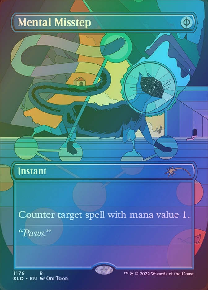 Mental Misstep (SLD) (1179) / Borderless / Foil