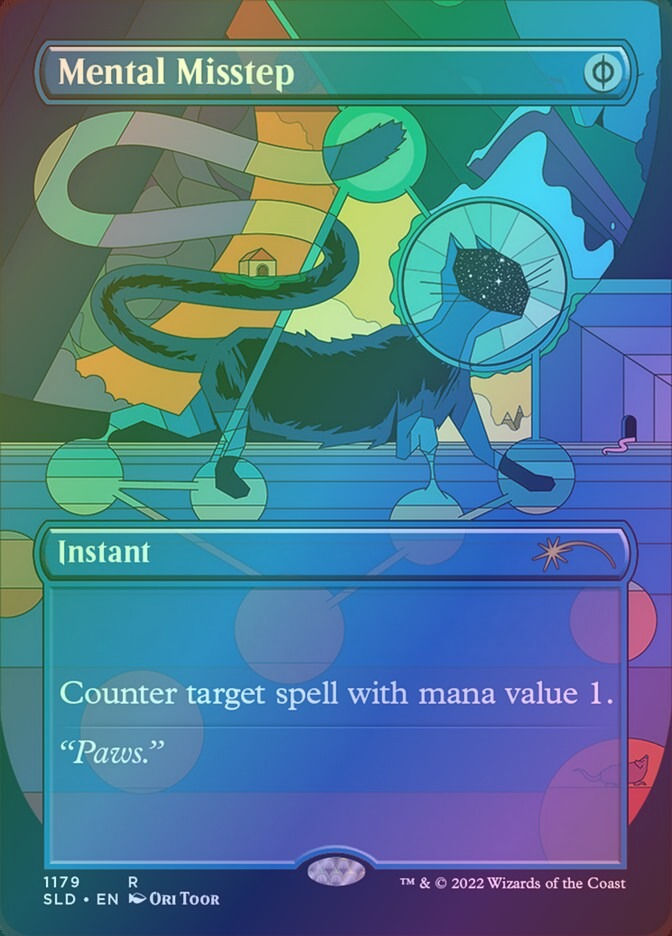 Mental Misstep (SLD) (1179) / Borderless / Foil