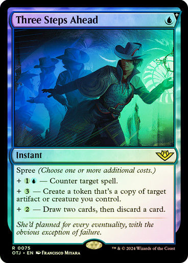 Three Steps Ahead (otj) (75) / Foil