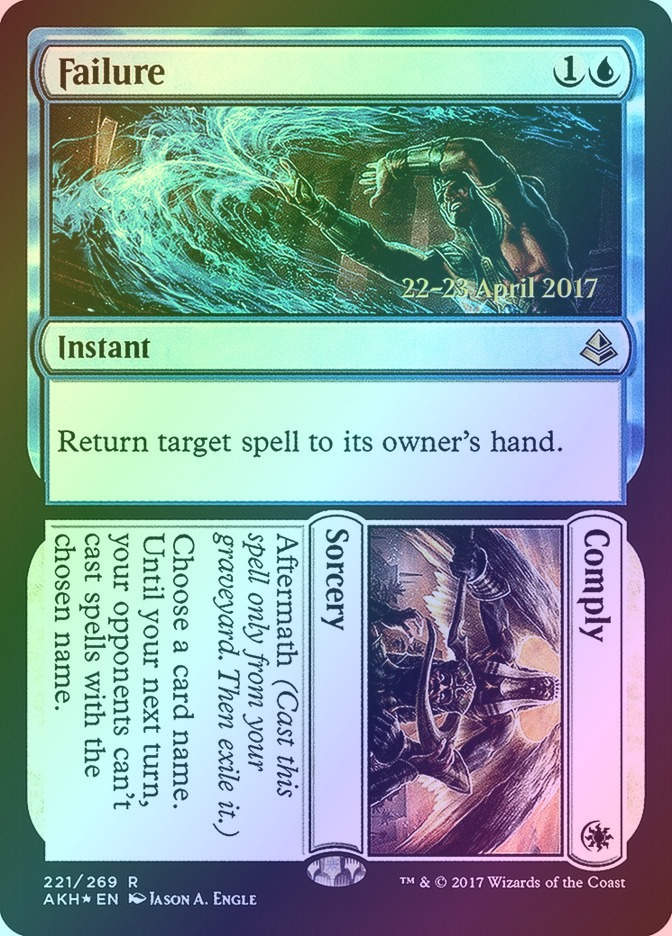 Failure // Comply (PAKH) (221s) / Foil