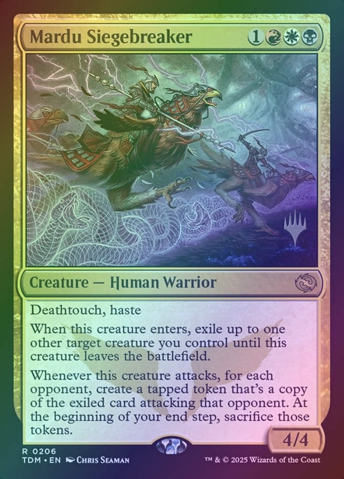 Mardu Siegebreaker (PTDM) (206p) / Foil
