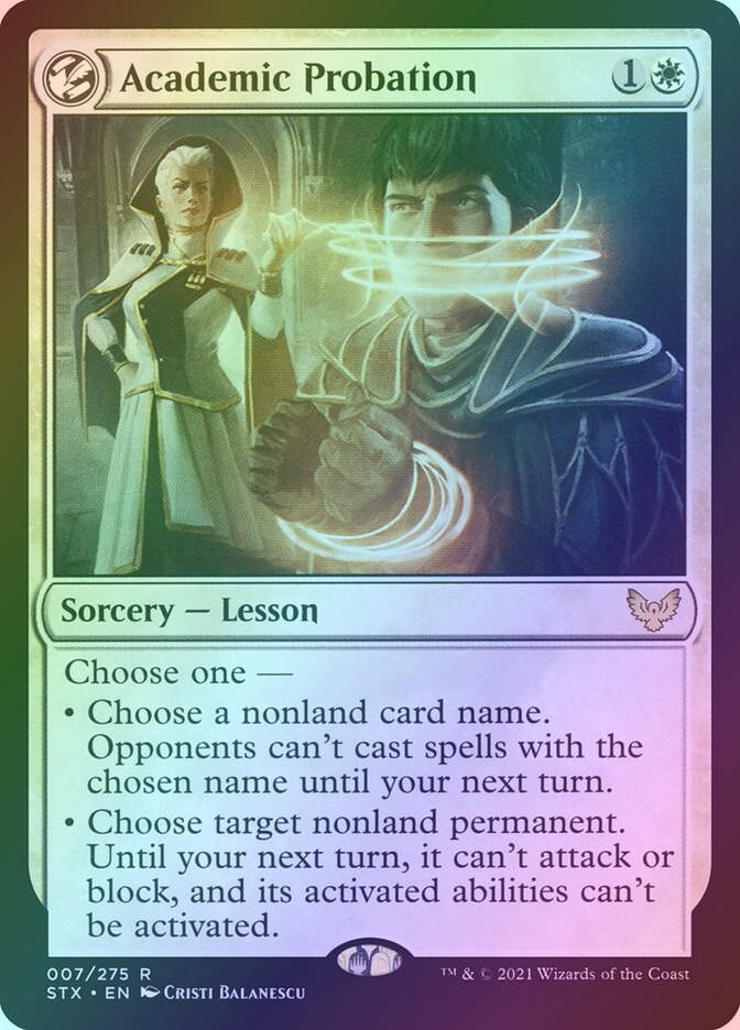 Academic Probation (STX) (7) / Foil
