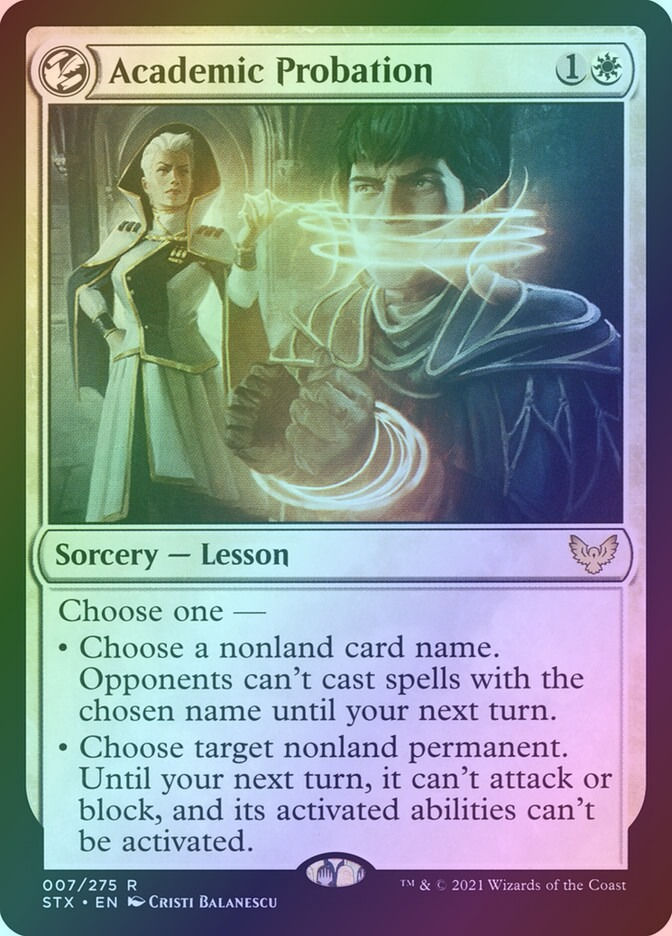 Academic Probation (STX) (7) / Foil