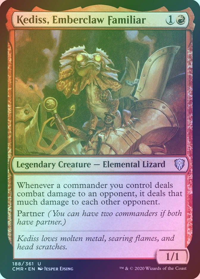Kediss, Emberclaw Familiar (CMR) (188) / Foil