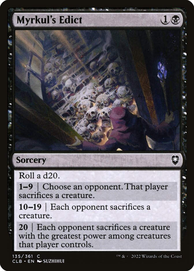 Myrkul's Edict (CLB) (135)