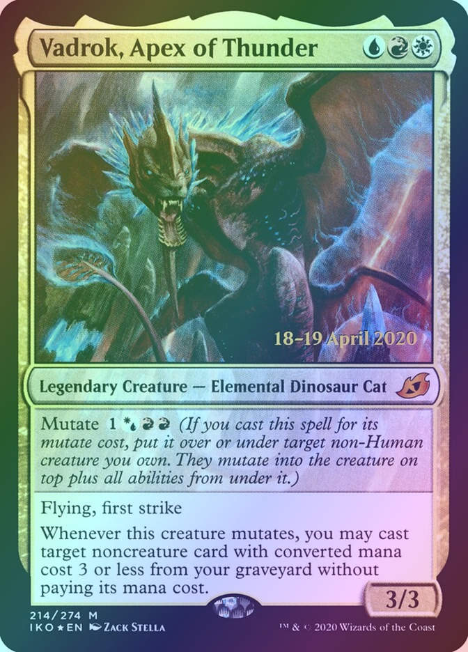 Vadrok, Apex of Thunder (PIKO) (214s) / Foil