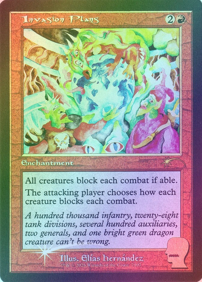 Invasion Plans (SLD) (7107) / Foil