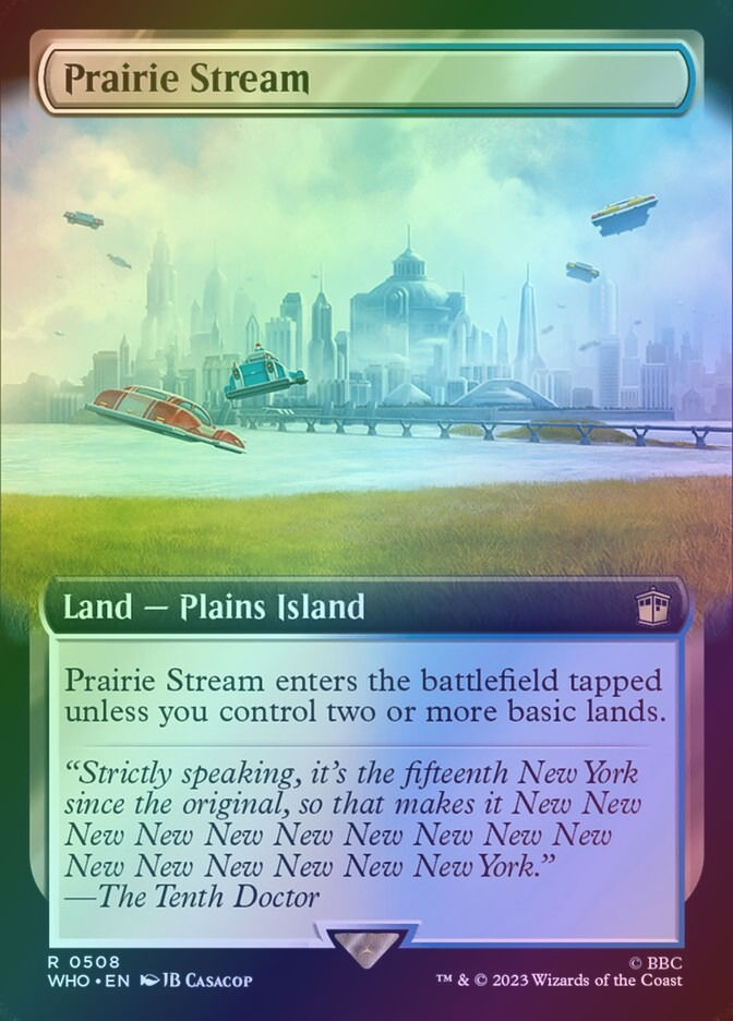 Prairie Stream (WHO) (508) / Extended Art / Foil