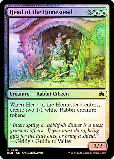 Head of the Homestead (blb) (216) / Foil