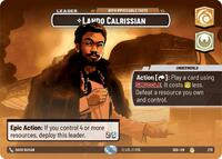 Lando Calrissian - With Impeccable Taste (Showcase) (SHD_#279) / Foil