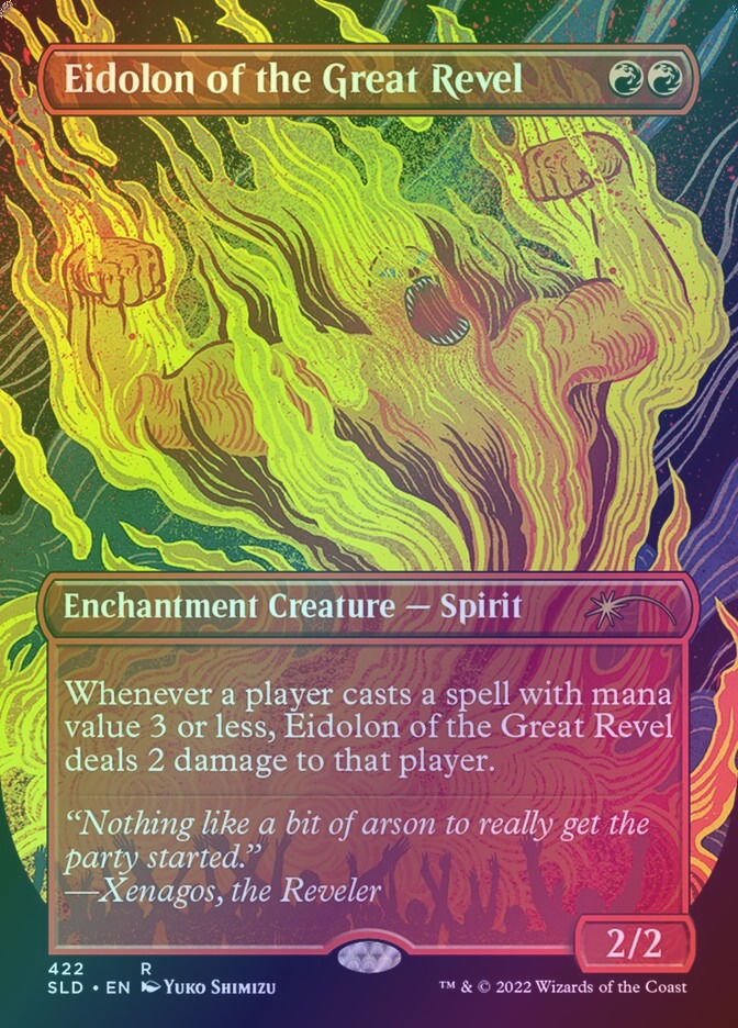 Eidolon of the Great Revel (SLD) (422) / Borderless / Foil