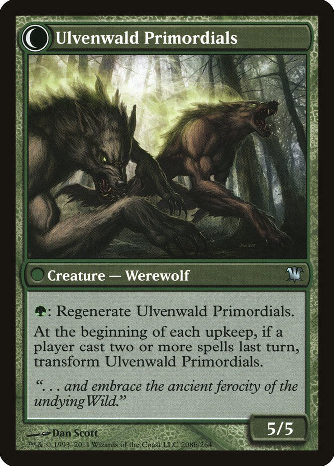 Ulvenwald Mystics // Ulvenwald Primordials (ISD) (208) — cara 2 de 2