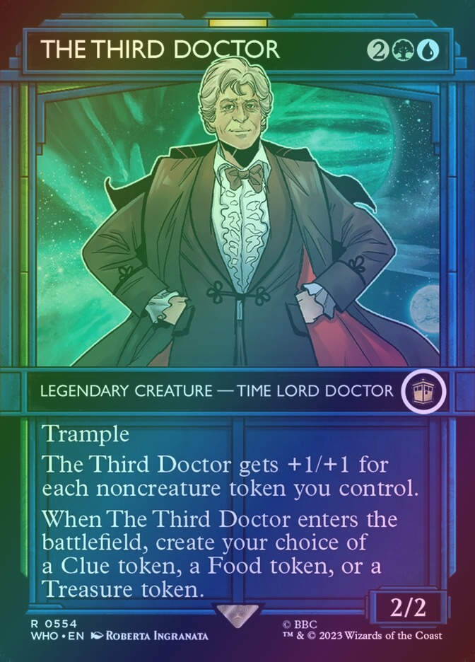 The Third Doctor (WHO) (554) / Borderless / Showcase / Foil