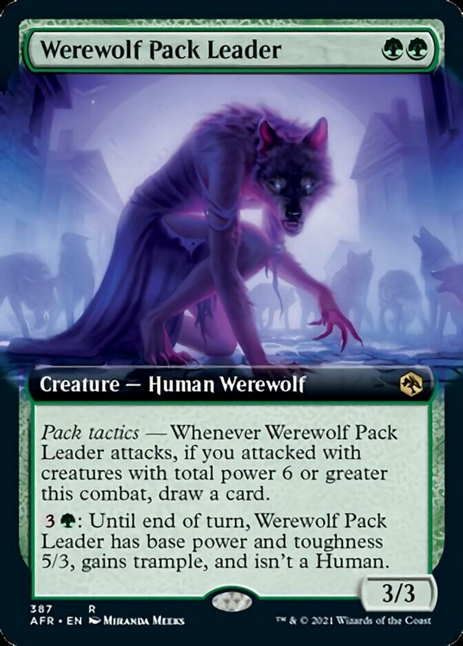 Werewolf Pack Leader (AFR) / Extended Art