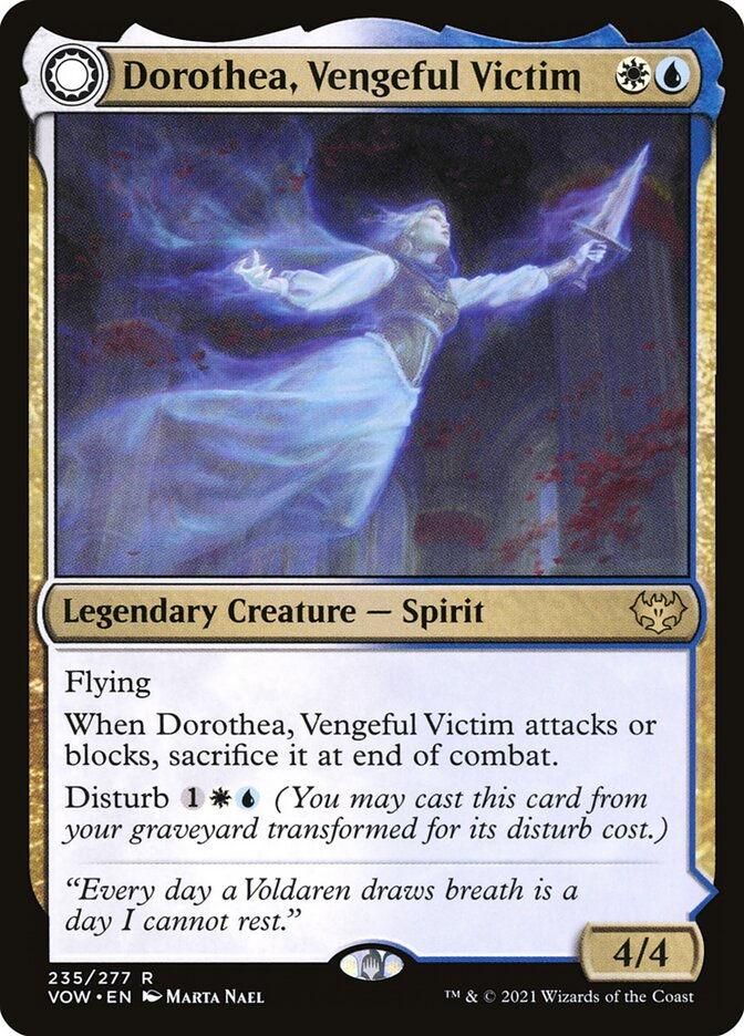 Dorothea, Vengeful Victim // Dorothea's Retribution (VOW) (235) — cara 1 de 2