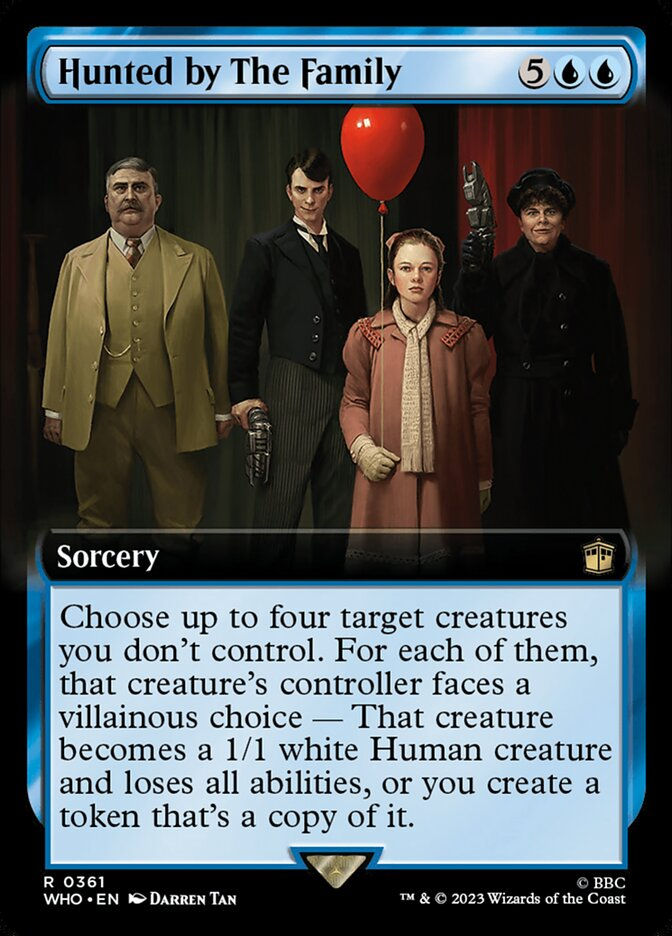 Hunted by The Family (WHO) (361) / Extended Art