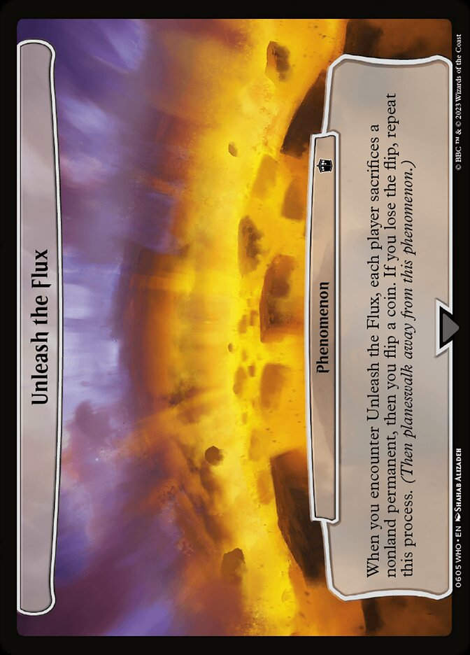Unleash the Flux (WHO) (605) / Planar Cards