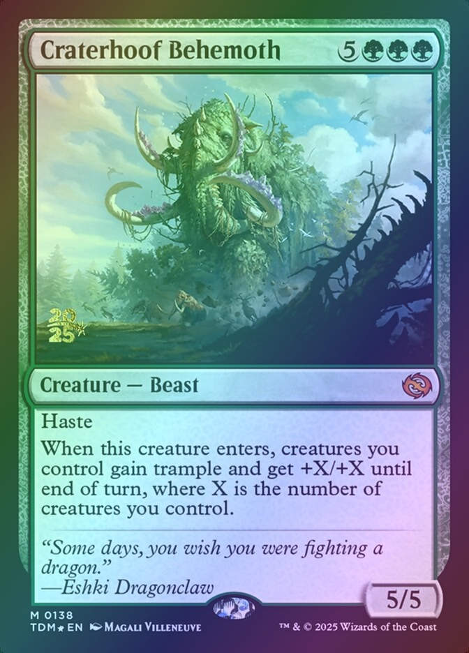 Craterhoof Behemoth (PTDM) (138s) / Foil