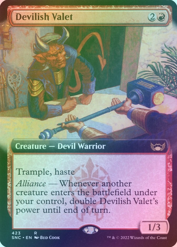 Devilish Valet (SNC) (423) / Extended Art / Foil