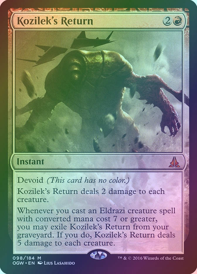 Kozilek's Return (OGW) (98) / Foil