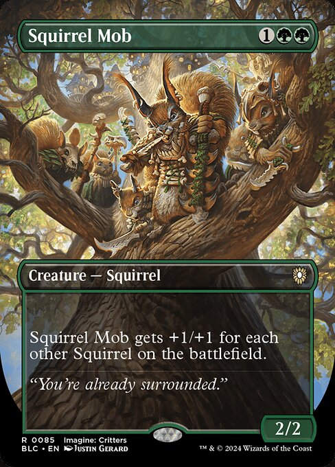Squirrel Mob (blc) (85) / Borderless