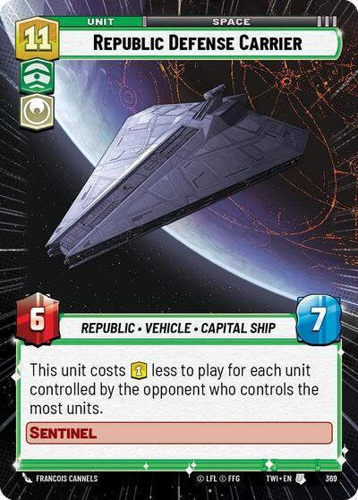 Republic Defense Carrier (Hyperspace) (TWI) (369) / Foil