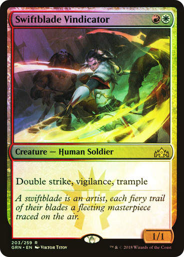 Swiftblade Vindicator (GRN) (203) / Foil