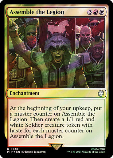 Assemble the Legion (pip) (738) / Surge Foil