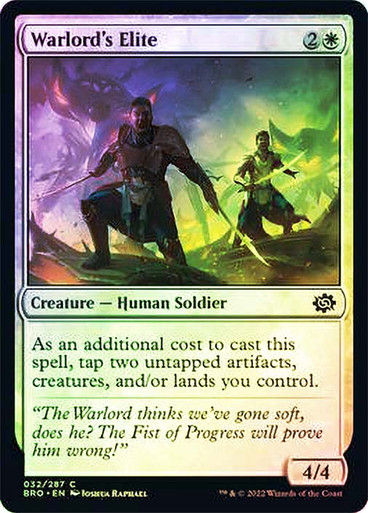 Warlord's Elite (BRO) / Foil