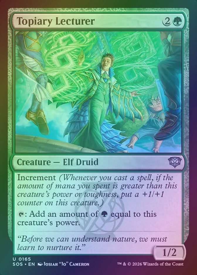 Topiary Lecturer (SOS) (165) / Foil