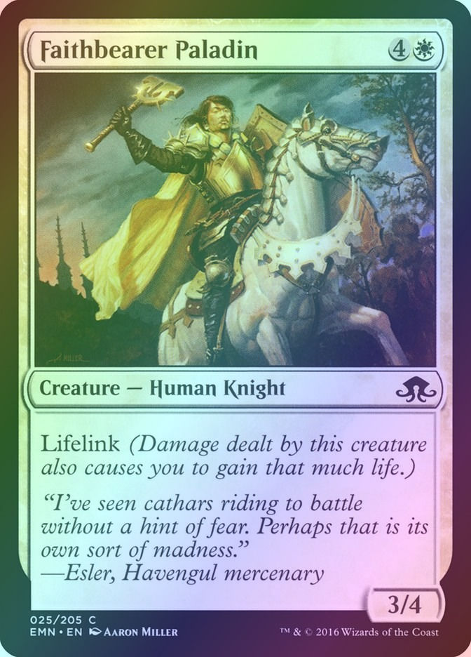 Faithbearer Paladin (EMN) (25) / Foil