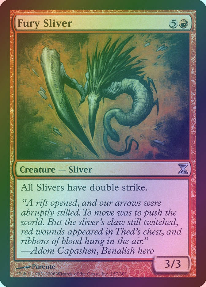 Fury Sliver (TSP) (157) / Foil