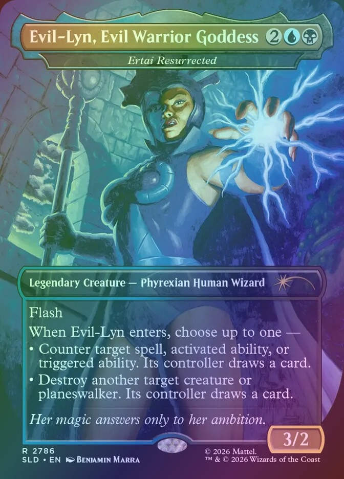 Ertai Resurrected (SLD) (2786) / Borderless / Foil