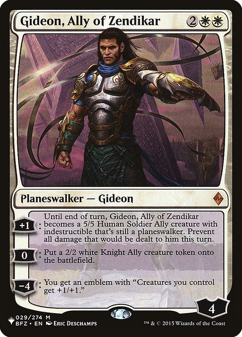 Gideon, Ally of Zendikar (PLST) (BFZ-29)