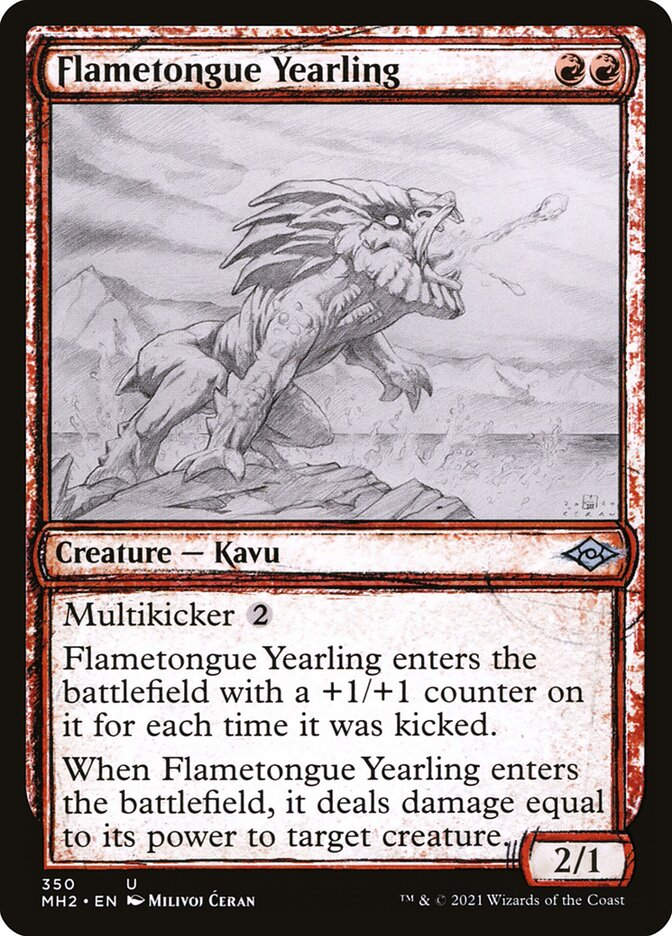 Flametongue Yearling (MH2) (350) / Showcase