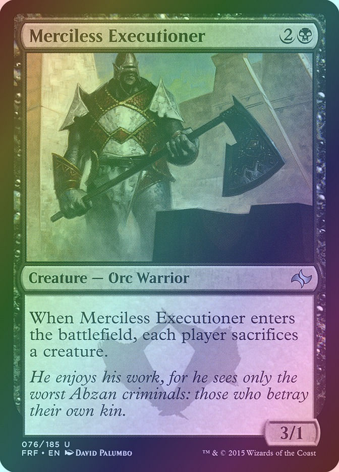 Merciless Executioner (FRF) (76) / Foil