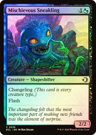 Mischievous Sneakling (ECL) (235) / Foil
