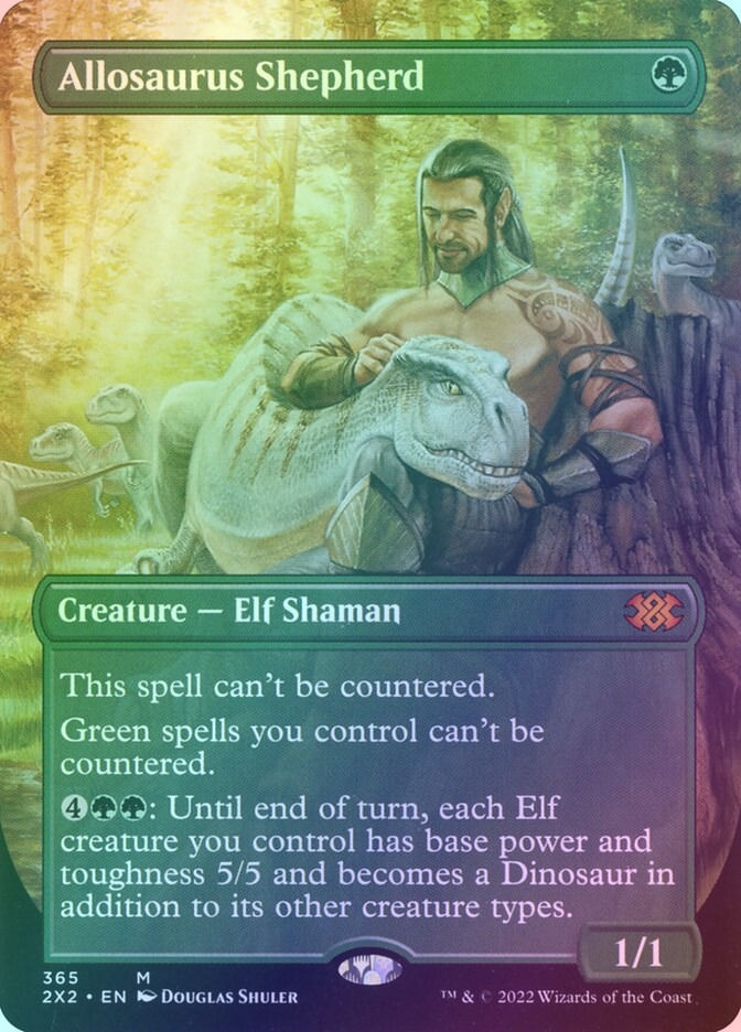 Allosaurus Shepherd (2X2) (365) / Borderless / Foil
