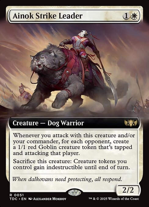 Ainok Strike Leader (TDC) (51) / Extended Art