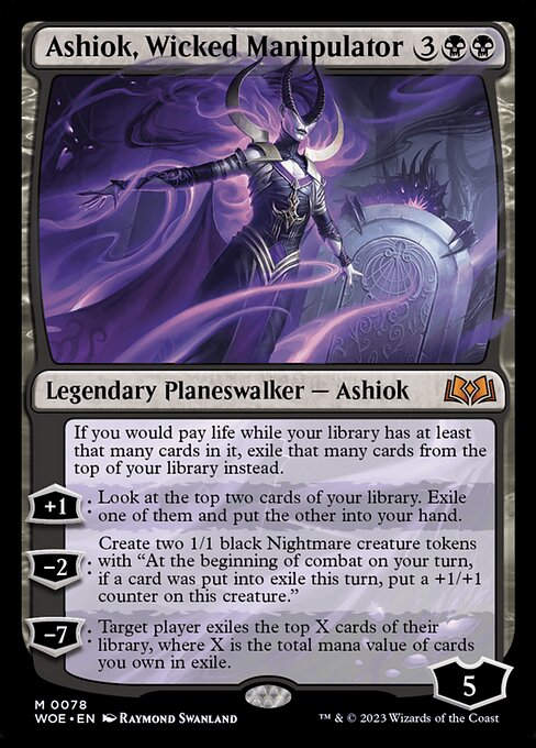 Ashiok, Wicked Manipulator (woe)