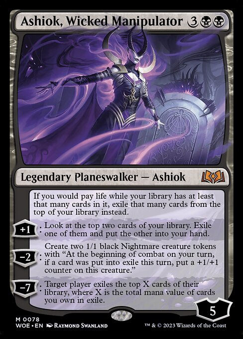 Ashiok, Wicked Manipulator (woe)
