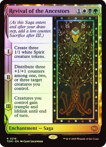 Revival of the Ancestors (TDM) (218) / Foil