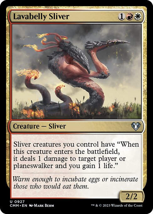 Lavabelly Sliver (cmm) (Commander Deck)