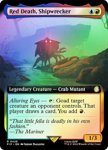 Red Death, Shipwrecker (pip) (426) / Extended Art Foil
