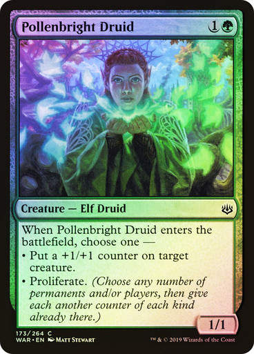 Pollenbright Druid (WAR) (173) / Foil