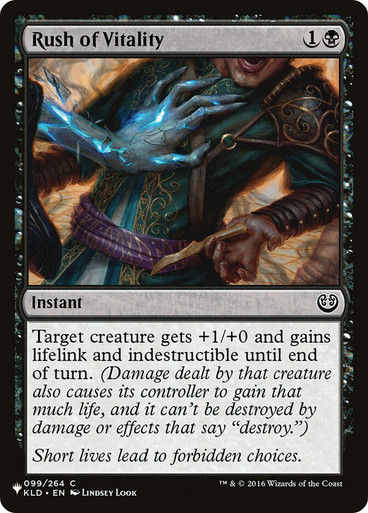 Rush of Vitality (PLST) (KLD-99)