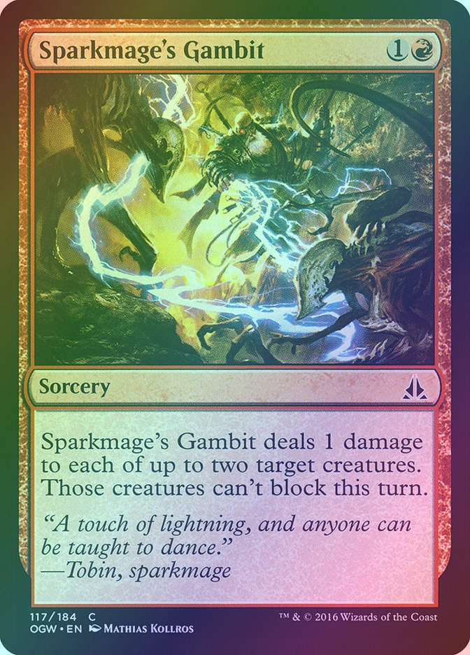 Sparkmage's Gambit (OGW) (117) / Foil