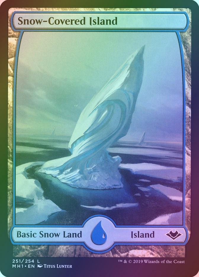 Snow-Covered Island (MH1) (251) / Foil